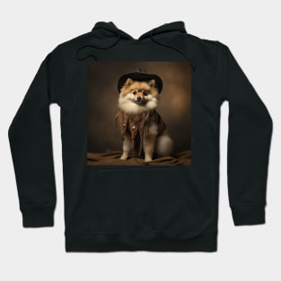 Cowboy Dog - Pomeranian Hoodie